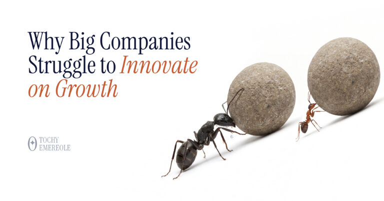 Why big companies struggle to innovate on growth